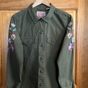 Levi’s Embroidered Cotton Utility Jacket
